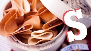 Chinese Fortune Cookies Recipe [upl. by Bowerman752]