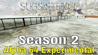 Subsistence Alpha 64 Exp Season 2 Building The Glass Wall [upl. by Enileuqkcaj]