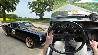 505 BHP 1965 Ford Mustang Fastback 347 V8 Shelby Homage Manual  POV Driving amp Walkaround Video [upl. by Crescin]