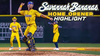 Banana Ball Game Highlight Savannah Bananas Win Home Opener [upl. by Alica]