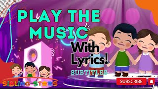 Play the Music  Fun and Energetic Song for Kids 2in1 Karaoke with Lyrics youtube youtubekids [upl. by Gilburt]