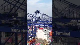 Jakarta International Container Terminal JICT Indonesia’s largest container port [upl. by Kezer631]