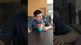 Eating Froster until I got brain freeze shorts tiktok challenge viralvideo trending icecream [upl. by Faxan376]