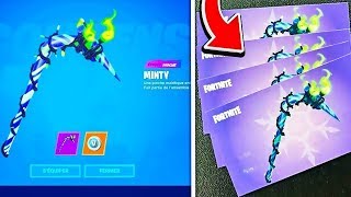 COMMENT AVOIR LA PIOCHE quotMINTYquot GRATUITEMENT SUR FORTNITE [upl. by Ahsinam]