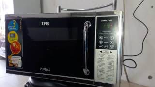 How to use ifb 20 liter grill microwave model 20pg4s full demo [upl. by Ayanej284]