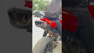 Ducati Panigale V4S  Termignoni 4 Uscite Titanium Full Exhaust  Sound Check [upl. by Michaele]