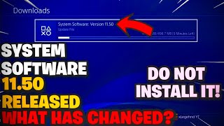 NEW PLAYSTATION 4 SYSTEM SOFTWARE VERSION 1150 RELEASED DOWNLOAD IT NOW [upl. by Barron]