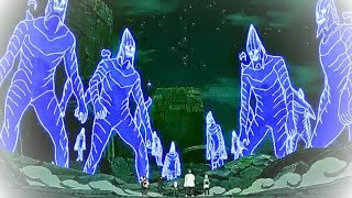 REANIMATED MADARA UCHIHA VS 5 KAGES  FULL FIGHT [upl. by Wilfred]