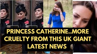 CRUELTY TO CATHERINE FROM THE UK GIANT  WHY LATEST NEWS katemiddleton PRINCESSOFWALES royal [upl. by Lrad]