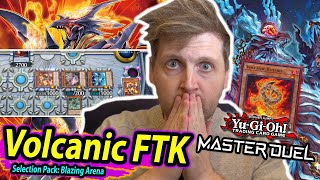 Volcanic FTK  YuGiOh Master Duel RANKED [upl. by Htyderem]