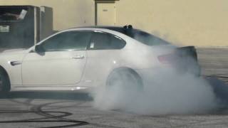 BMW E92 M3 burnout [upl. by Selimah427]