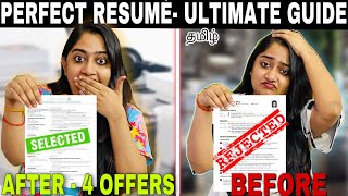 How to build PERFECT RESUME to get HIGH PAYING JOB🚀🛑Perfect resume building [upl. by Stauder513]