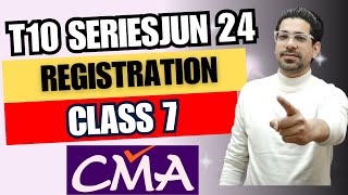 Class 7 Registration  CMA June Exams  T 10 series  Taxation  Prof Vinit kumar [upl. by Sale]