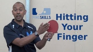 Hitting Your Finger in Table Tennis [upl. by Ernst]