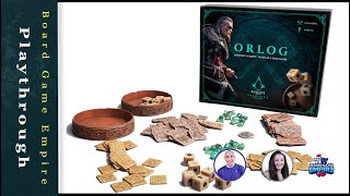 Orlog Assassins Creed Valhalla Dice Game How to Play Playthrough amp Review  Mandoo Games [upl. by Ecnerrot857]