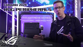 Checking out the ROG peripherals  Computex 2024  ROG [upl. by Alair]