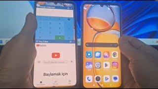 Redmi 13C ekran bölme nasıl yapılır [upl. by Avrom]