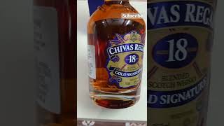 chivas regal 18 years  price 8000 rs scotch whisky  gold signature🥃🥃 [upl. by Suillenroc]