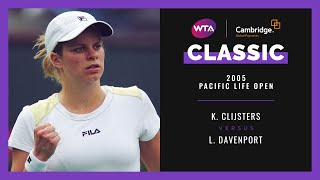 Kim Clijsters vs Lindsay Davenport  Full Match  2005 Pacific Life Open Final [upl. by Aitas]