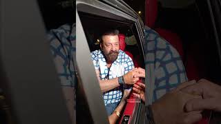 Sanjay Dutt Spotted At Santacruz shorts [upl. by Schinica]