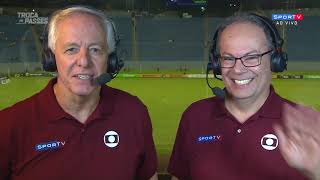 Torcedor brinca e Milton Leite tem ataque de raiva no Troca de Passes do SporTV 07022018 [upl. by Ainesej]