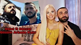 Velet amp Decrat  Gözüm Arkada Kalır  Turkish Rap Music Reaction [upl. by Anohs]