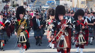 The ladies gentlemen lads and lasses of the Dufftown Highland Games 2013 [upl. by Eicyac]