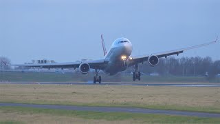 4K Polderbaan CROSSWIND🛬 Arrivals Pilots Struggeling To Land At Amsterdam Schiphol airport Part 2 [upl. by Kahl115]