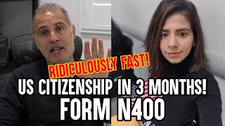 US Citizenship in 3 Months  Filing Form N400  Experience and Timeline  USA Passport [upl. by Oiruam]