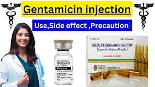 Gentamicin injection  gentamicin injection use in hindi  Treatment  Antibiotics  Pharmacy [upl. by Marjie]