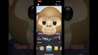 How to use Memoji iPhone only [upl. by Weed]