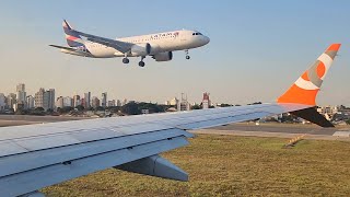 Decolagem Aeroporto de Congonhas São Paulo  Boeing 737800 GOL [upl. by Homere]