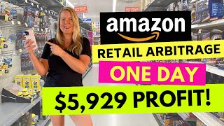 I Sourced 5929 of Profit in ONE DAY Doing Amazon Retail Arbitrage [upl. by Ariam]