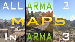 How to get all ARMA 2 Maps in ARMA 3 EASY Tutorial  Gameplay [upl. by Huesman14]