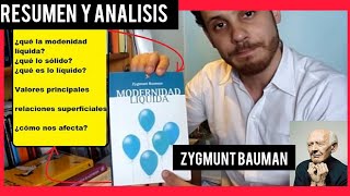 Modernidad líquida  Zygmunt Bauman RESUMEN Y EXPLICACIÓN [upl. by Morie681]