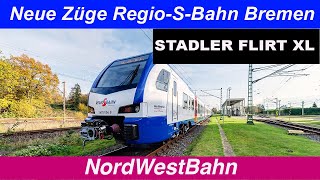 Stadler FLIRT 3 XL für Nordwestbahn RegioSBahn Bremen  Alpha Trains  2022 [upl. by Alrep228]