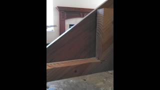 Mitering stair skirt boards part 2 [upl. by Atnes]