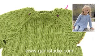 How to knit a jumper top down [upl. by Seavey]