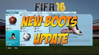 FIFA 16  New Boots Update  All Boots In Game New Nike Adidas New Balance Boots [upl. by Brandie]