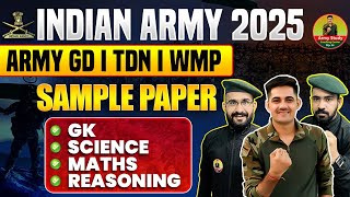 Army New Vacancy 2025  Indian Army Model Paper 2025  Army GD Paper 2025 [upl. by Vandyke843]