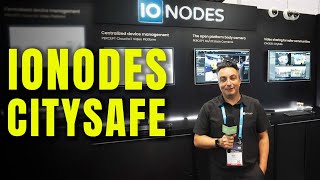 IONODES at GSX 2024 Secure Display Stations PERCEPT Cloud 4GLTE Body Cameras CitySafe Platform [upl. by Allard510]