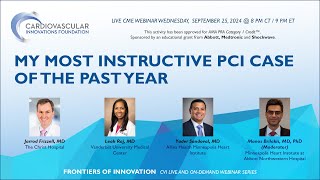 My Most Instructive PCI Case of the Year Webinar [upl. by Eeralav]