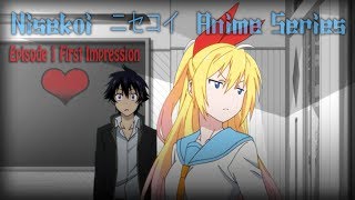 Nisekoi ニセコイ Anime Episode 1  My First Impression False Love 2014 [upl. by Gnel]