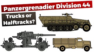 PanzergrenadierDivision amp Motorized Infantry Division 19391944 [upl. by Neeli306]