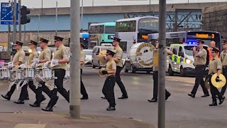 Cambuslang Britannia Flute Band  HUTCHESONTOWN TRUE BLUES LOL 69 remembrance parade 9thNov 2024 [upl. by Felita]