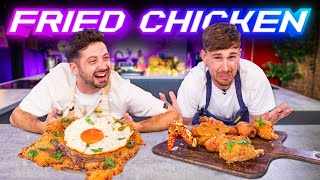 A Ridiculous Fried Chicken Battle  Sorted Food [upl. by Anatnas]