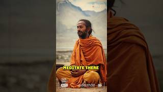 Power of Meditating in Kailash  Mansarovar Lake  Yogis shorts youtubeshorts [upl. by Nosneb504]