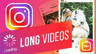 How to Post Longer Videos on Instagram  More than 1 Minute  IGTV Tutorial [upl. by Anaujat]