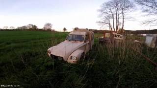 Voiture abandonnée  Dyane Acadiane Années de production 1978 à 1987 [upl. by Aushoj]