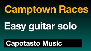 Easy GUITAR songs for beginners  CAMPTOWN RACES  Guitar tabs [upl. by Gwennie]